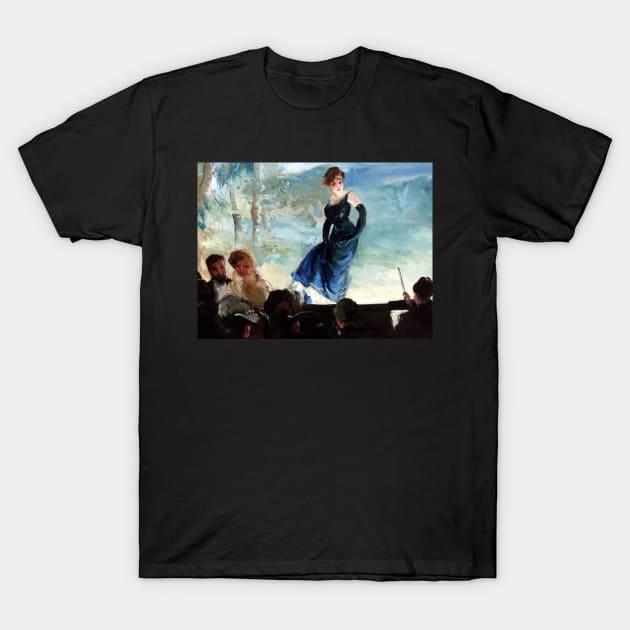 High Resolution Everett Shinn Painting Concert Stage 1903 T-Shirt by tiokvadrat